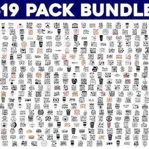 MEGA BUNDLE CAFÉ, 419 modèles, café svg, svg café rétro, café svg, svg café drôle, caféine svg, fichiers coupés cricut, silhouette