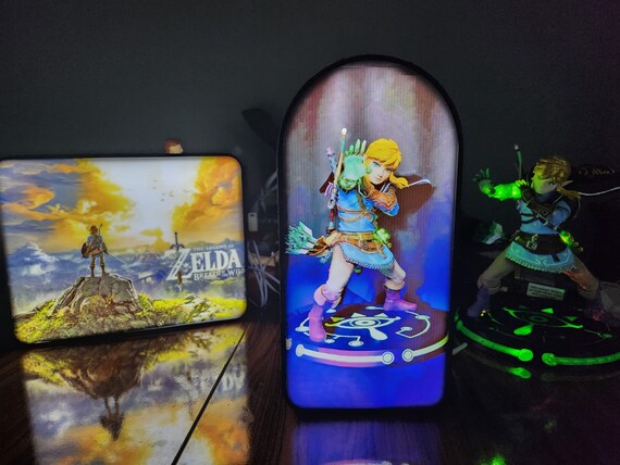 Zelda Link Set / Zelda Figurine / Headset Stand / Night Light