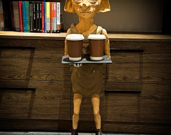 Dobby Figure 65 cm | Handmade Fantasy Creature Statue | Large Collectible Decor Gift