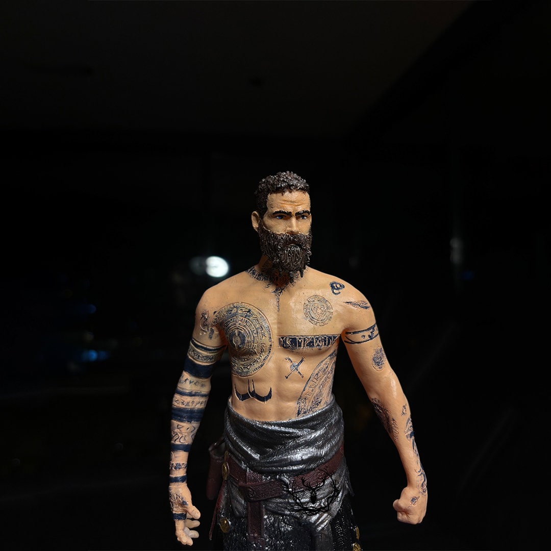 God of War Baldur God of War Baldur the Barbarian  30 cm height statue