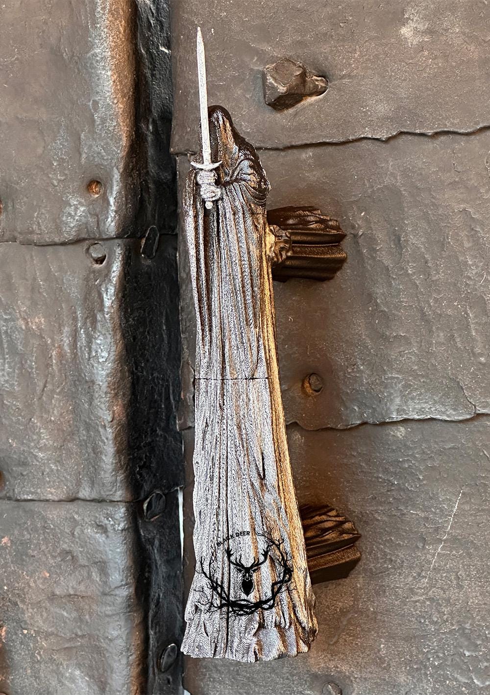 Nazgûl Door Handle STL File - Dark Fantasy 3D Model