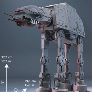 AT Walker 3D Printing Model STL File 3D Digital Printing STL - Etsy