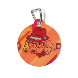 Stylish Pet Tag - Customizable Dog ID Tag, Fun Pet Accessories, Personalized Pet Tags, Perfect Gift for Pet Lovers, Unique Pet Jewelry