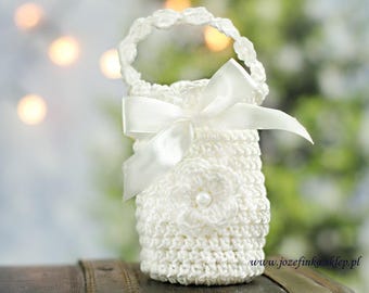 Crochet bag-purse, handbag for a girl, small handmade purse