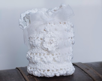 Communion bag, crochet communion bag.