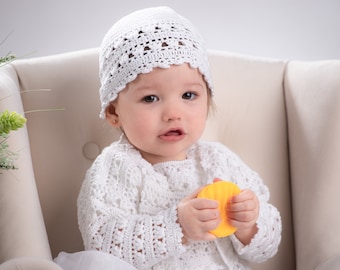 Abito Da Battesimo, Abito Da Festa + Fascia + Scarpe + Bolero - Foto 5