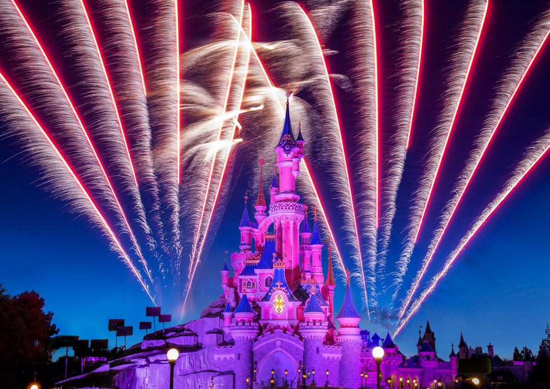 Disneyland Paris Fireworks Etsy