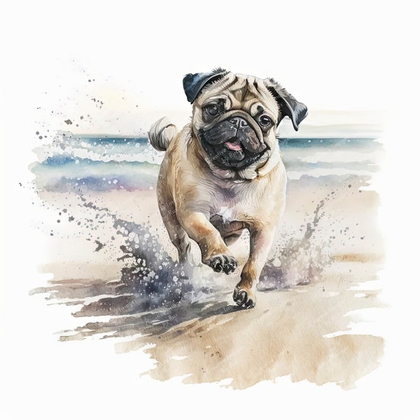 Dog Beach Art Etsy Australia