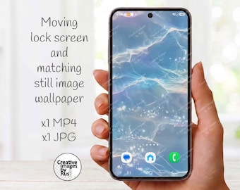Water Ripples Phone Lock Screen Video Mp4 and Wallpaper, Live, Motion background