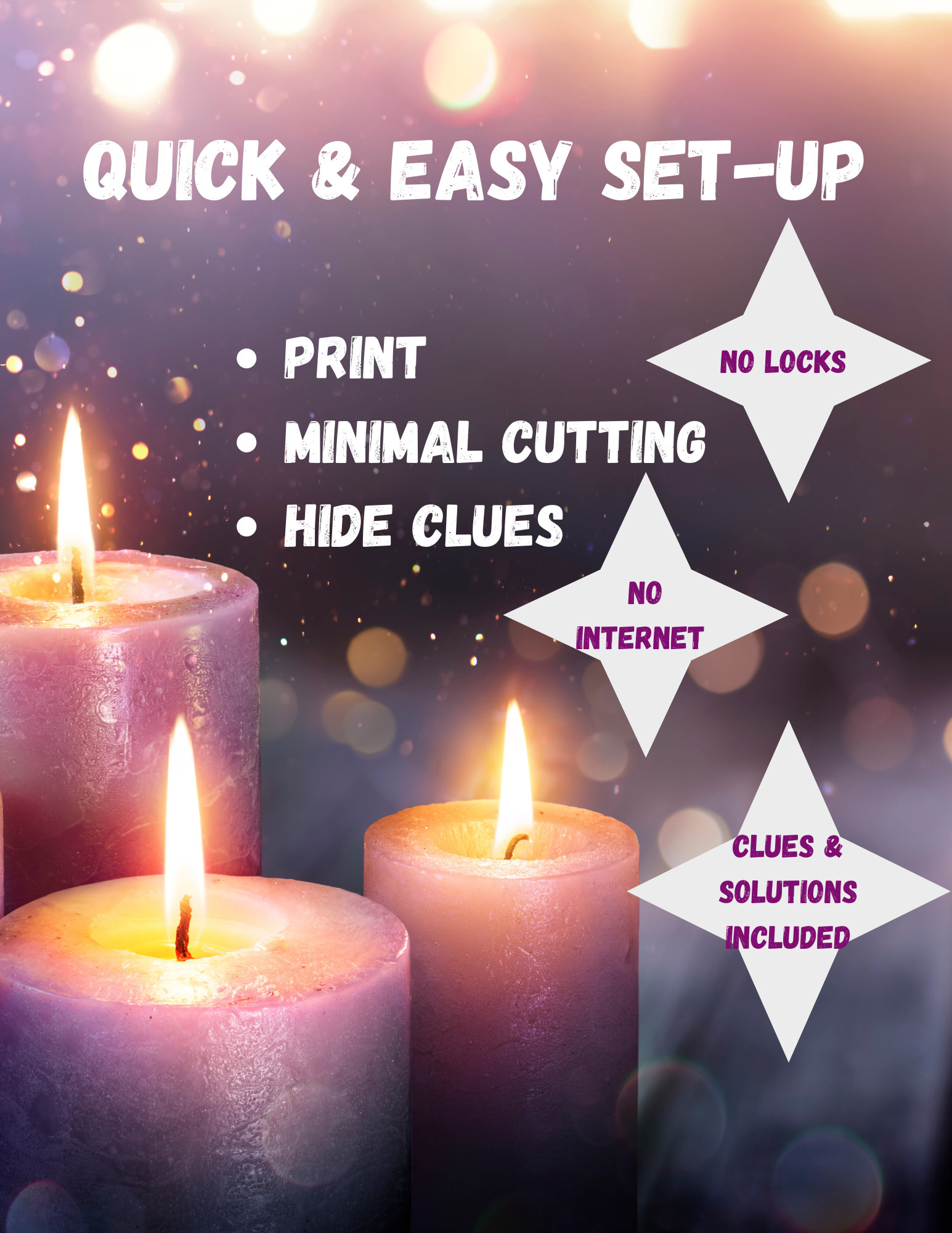 Advent Escape Room, Catholic Saints, Puzzles for Kids, Digital Download