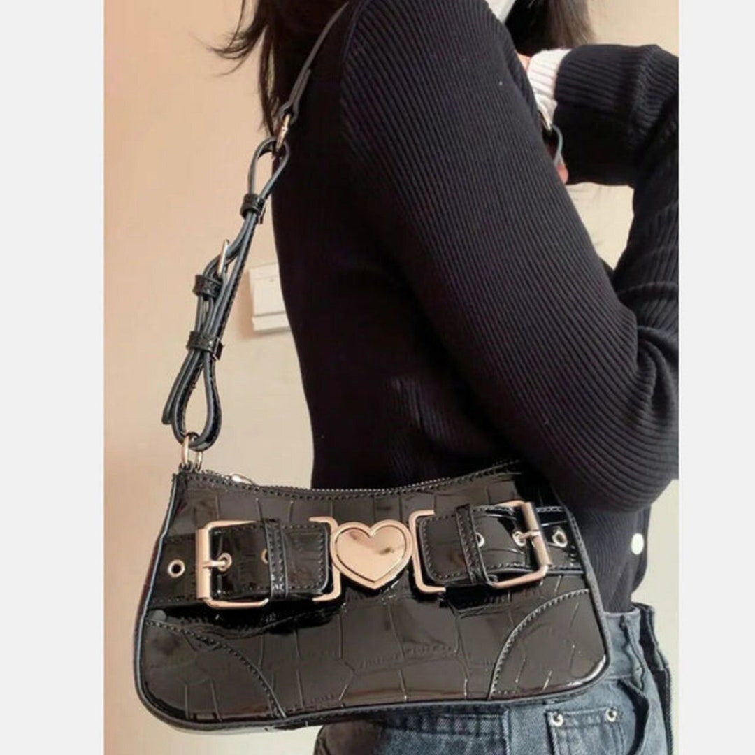 Y2k Bag Messenger Bag Small Heart Bag Y2k Bag Y2k Etsy