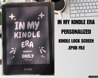 Pantalla de bloqueo de Kindle personalizable para la pantalla de bloqueo de Kindle Paperwhite Pantalla de bloqueo de Kindle personalizada en My Kindle Era