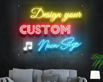 Led Custom Neon Sign, Welcome Wedding Sign, Neon Sign Custom, Neon Name Sign, Led Sign, Neon Light, Custom Neon Logo, Wedding Signs