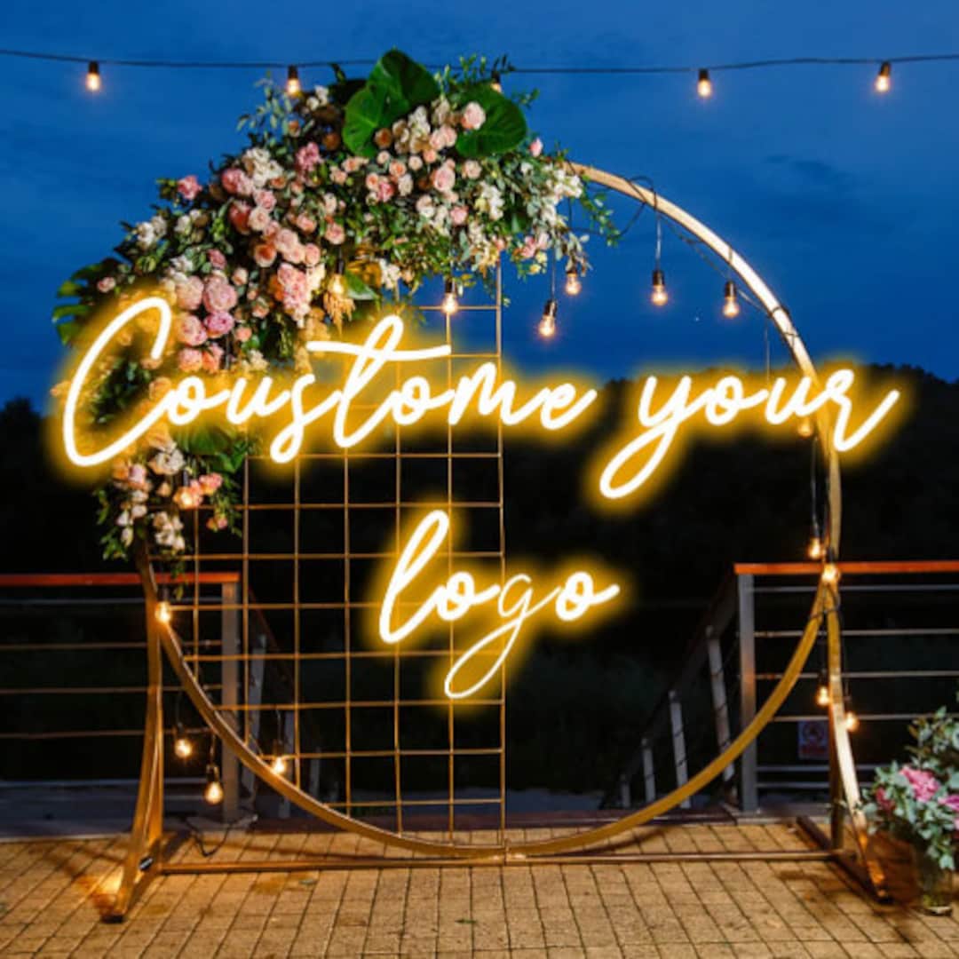 Neon Sign Art Custom Acrylic Sign LED Neon Sign Neon Name Sign Neon