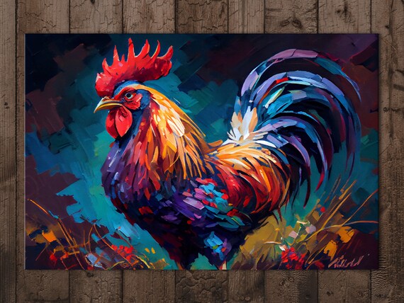 Colorful Rooster Painting Il 570xN.4706957786 Mgf9
