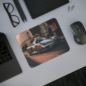 Porsche Carrera GT Supercar Printed Mouse Pad