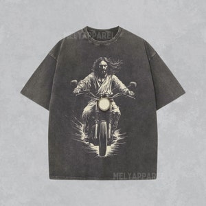 Jesus Biker Tshirt - Etsy Jesus Biker Tshirt - Etsy