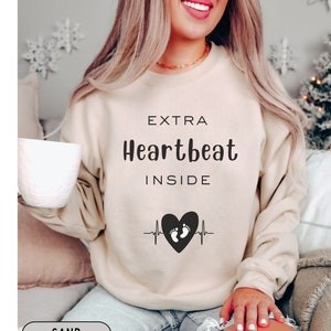 Pregnancy Announcement Sweatshirt Baby Reveal Sweater Maternity Sweat Shirt Mom To Be Gift We&#39;re Expecting Future Mama Cute Pullover