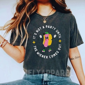 Funny hot dog tshirt Wiener hot dog Sausage shirt Hot dog party t-shirt Hot dog lover gift Hotdog shirt  Funny food tee 4th of July