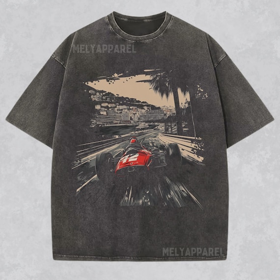 Formula One Retro Shirt Comfort Colors Race Car Tee F1 Gift for Him Race Day Tshirt Grand Prix Racing T-shirt Motorsport Merch