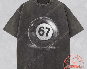 67 Shirt Six Seven Comfort Colors Tee Funny Meme Unisex Tshirt Retro Graphic T-shirt