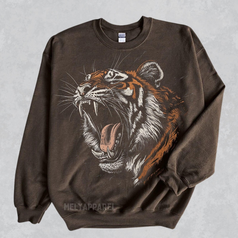 TIGER GRAPHIC SWEATSHIRT main image 1
