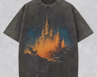 Dragon Shirt Medieval Graphic Tee Dark Fantasy Tshirt Gothic Clothing Comfort Color