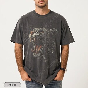 Panther Roar Shirt Retro Game Day Tshirt Carolina Panthers Cheer Mom Gift Pitt Panthers T-shirt Florida Panthers Hockey High School Gameday image 3