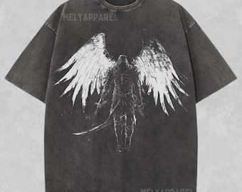Dark Angel Shirt Archangel Michael Christian Streetwear Religious Gift for Him or Her Faith Apparel Comfort Colors Tee Catholic Clothing
