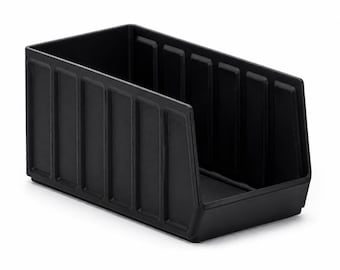 3D Printed Stackable Storage Crate | Modular Storage System | Desk Organizer Bin | Minimalist Storage Box