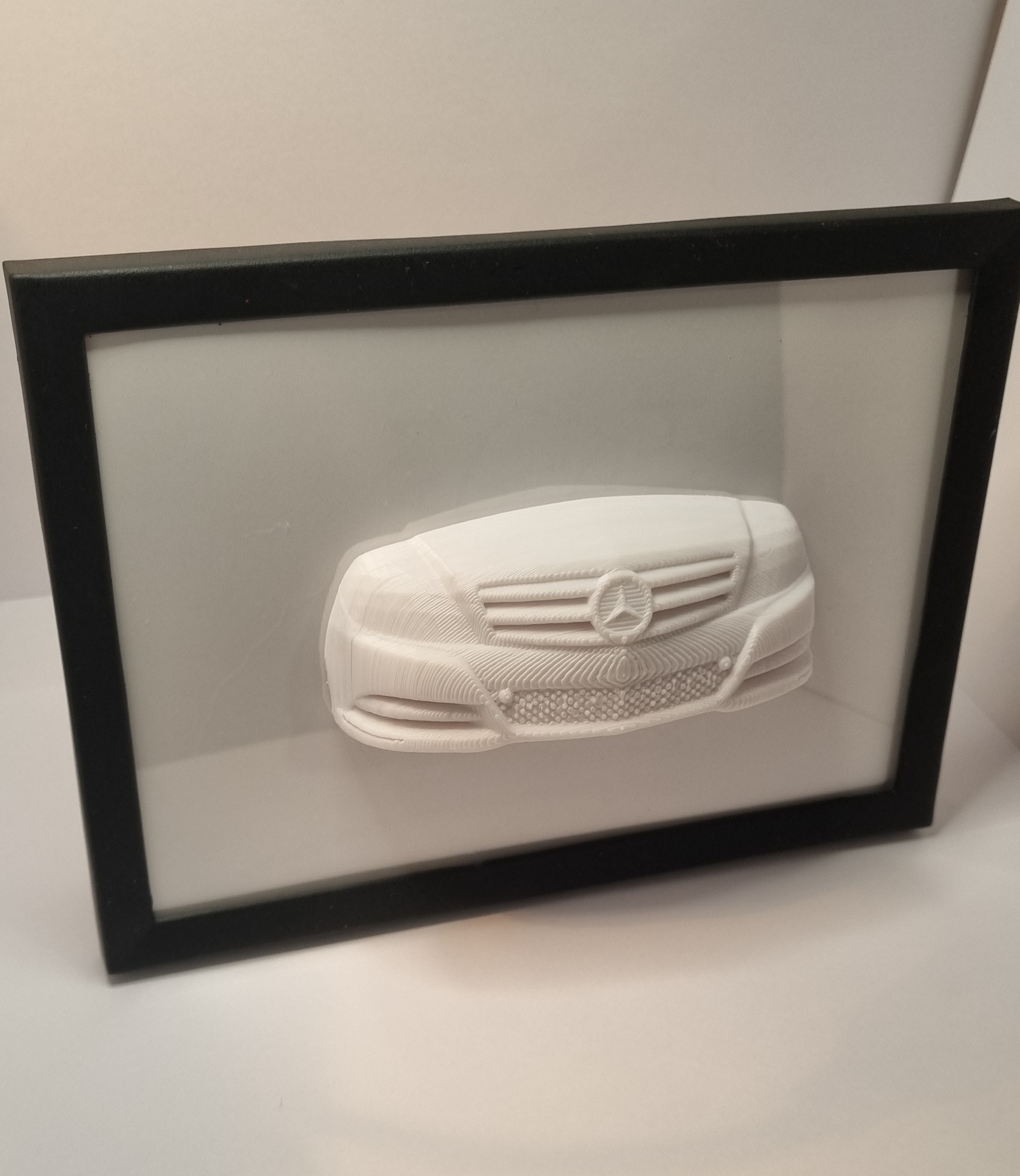 Mercedes Benz Cclass W204 3D Print 3D Picture Car Front Mask Etsy