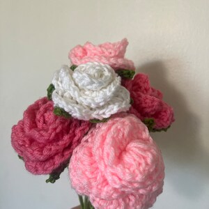 Crochet Rose Bouquet