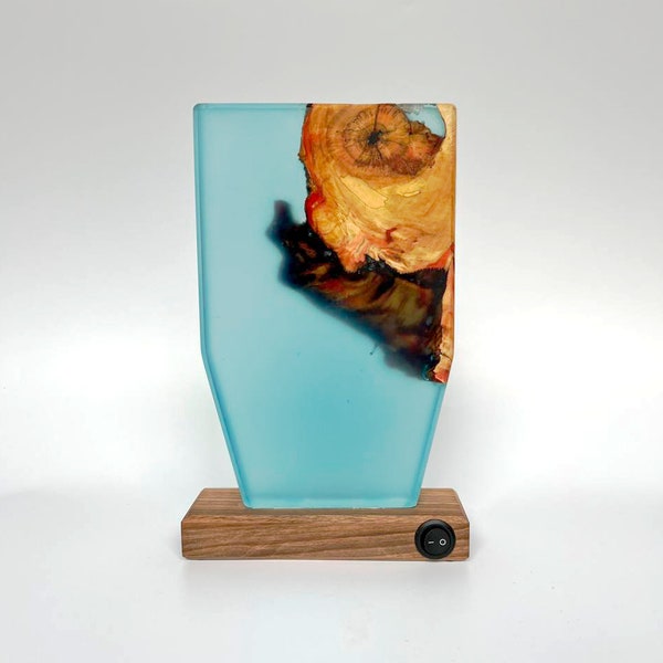 Epoxy Resin Lamp Etsy UK