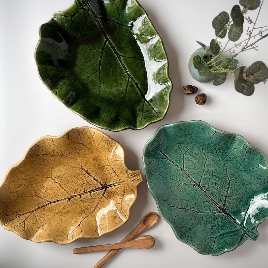 Handmade Ceramic Fruit Bowl flora Serving Plate Etsy UK