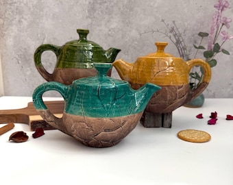 6 Cup Teapot in Blue Imari Peony Design by Heron Cross Pottery - Etsy