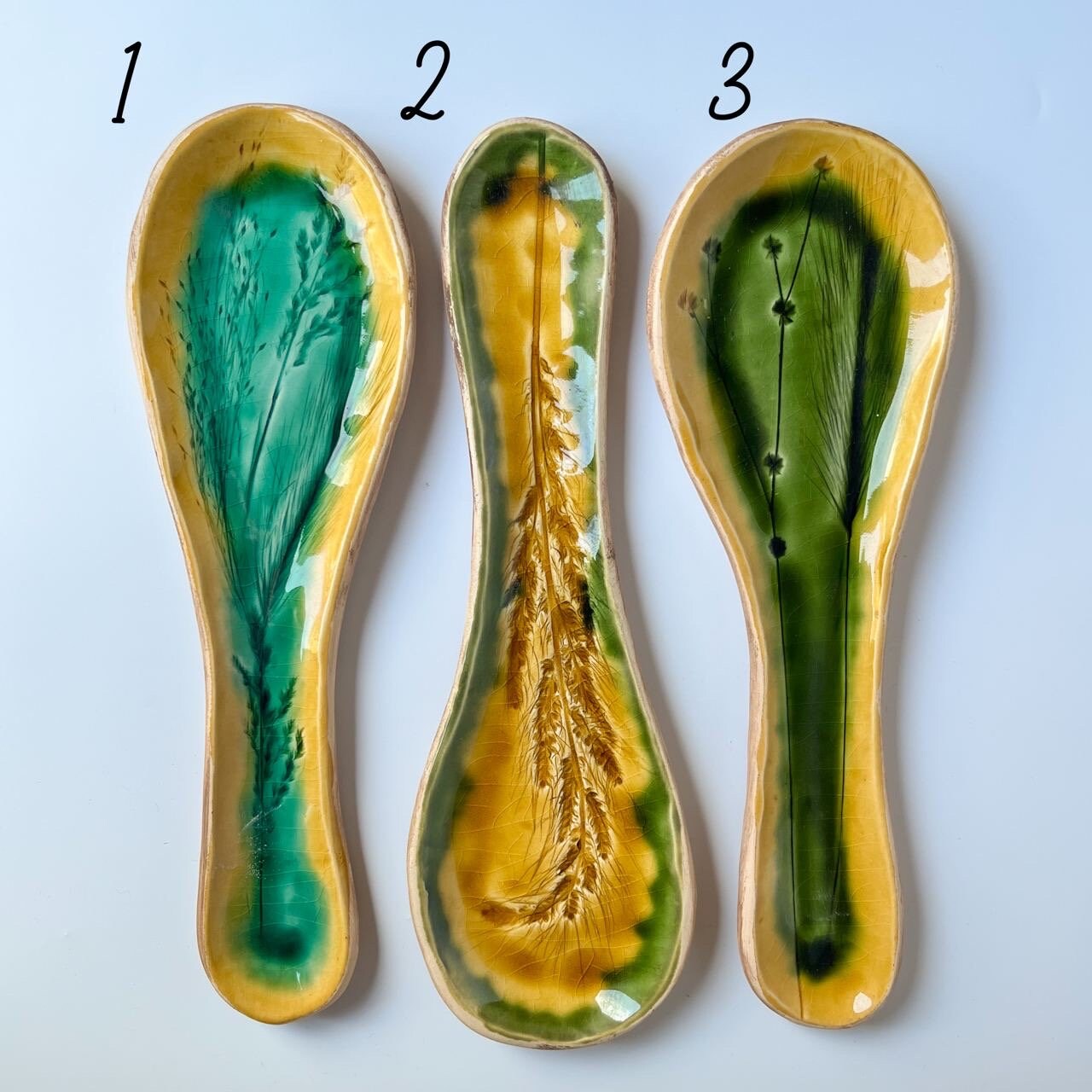 Spoon rest ceramic handmade with floral print spoon holder ceramic spoon rest handmade  kitchen decor home gift handmade