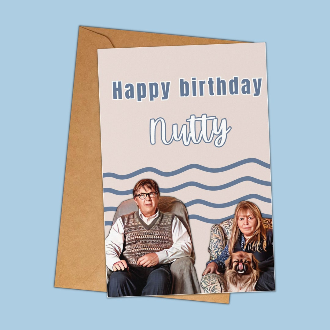 Funny Giles and Mary Gogglebox 'nutty' Birthday Card Etsy