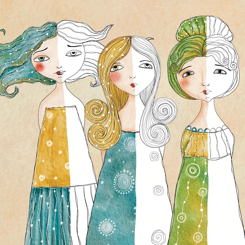 Acrylic Clip Art People - Etsy UK