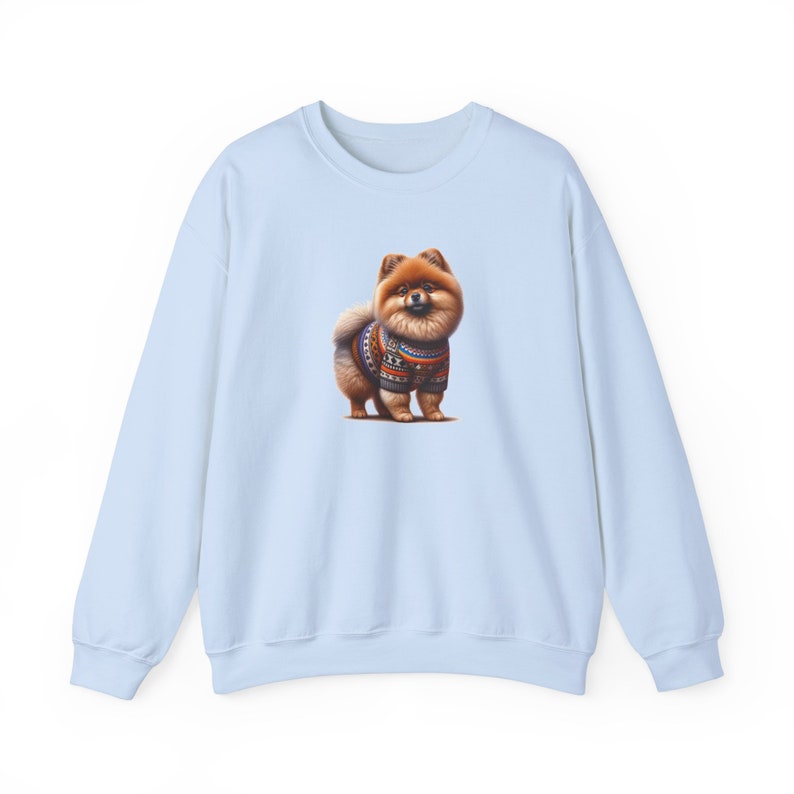 Pomeranian Unisex Crewneck Sweatshirt, Pomeranian Sweater, Dog Sweater