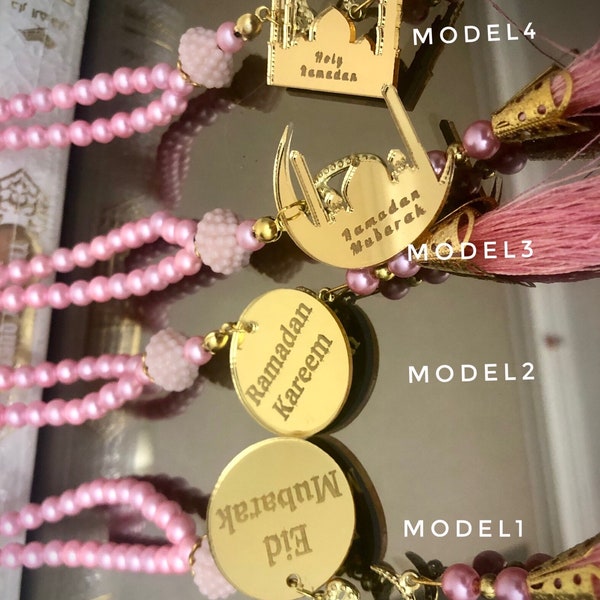 Personalized Tasbeeh Dua Counter Favor Prayer Beads |Ramadan Favor| Bulk Umrah Hajj Favor |Muslim Mothers Day