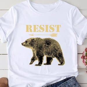 Smokey the Bear Resist, ALT US National Park Resist Service Shirt, I Stand With The NPS, National Park Bear Shirt, Retro Forest Conservation