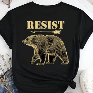 Smokey the Bear Resist, ALT US National Park Resist Service Shirt, I Stand With The NPS, National Park Bear Shirt, Retro Forest Conservation