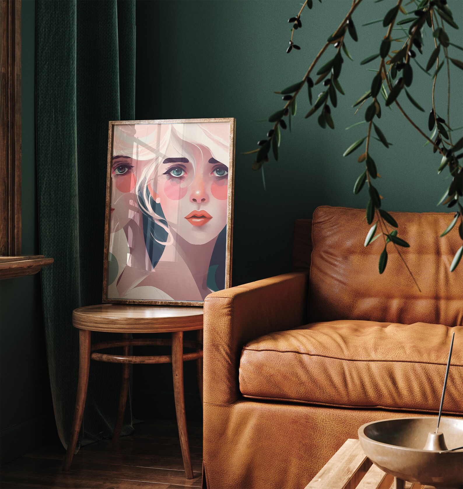 Women Poster Modern Art Print Geometrical Print Modern Poster Modern