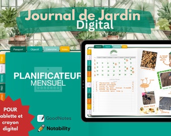 Journal de jardin digital en francais journal pour jardinier agenda digital jardinage