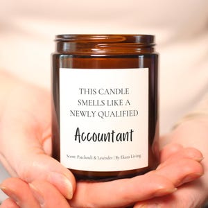 Gift for New Accountant, This Smells Like A Newly Qualified Accountant, Soy Wax Candle