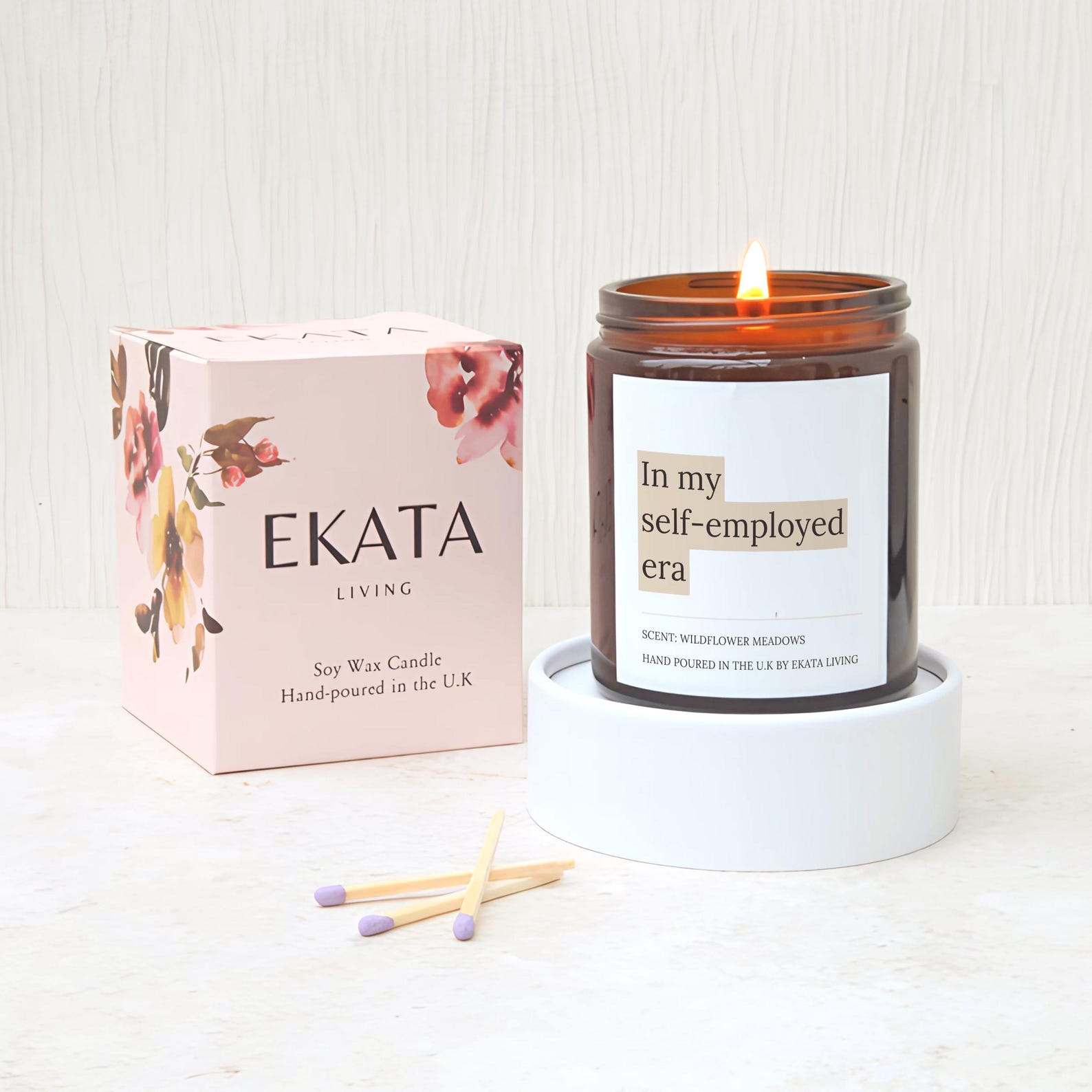Self-Employed Era Soy Wax Candle: Small Business Owner Gift Self-Employed Era Soy Wax Candle: Small Business Owner Gift
