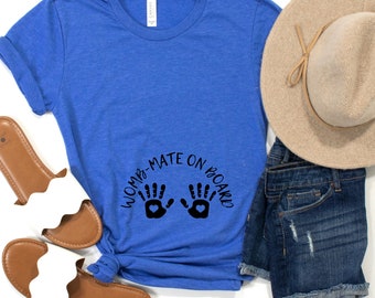 Wombmate Surrogate T-shirt, IVF, Surrogate Shirt, Surrogacy Shirt, Gestational Carrier Shirt, Maternity Shirt, Pregnancy Shirt