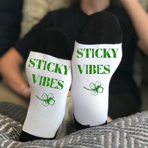 Sticky Vibes Surrogate Socks, Transfer Day, IVF, Embryo Transfer Day Socks, Surrogate Transfer, Gestational Carrier