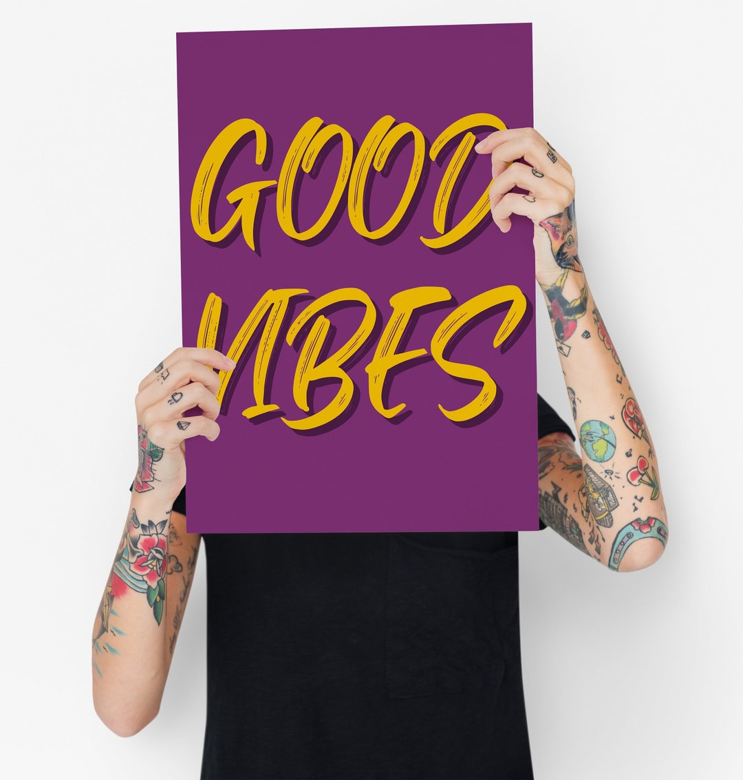 Good Vibes Wall Art Printable Digital Art to Decorate Your Etsy