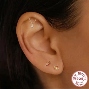 Hanging cartilage earring deals